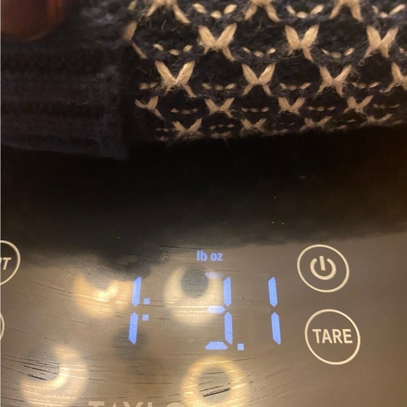 L.L Bean Faux leather button cardigan navy/white ladies large petite 100% cotton - Picture 12 of 12